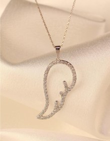 Resim In Love Melek Kanadı Kolye Inlove Gümüş Kolye Trend Kolye 