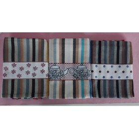 Resim 3'lü Renkli El Bezleri 