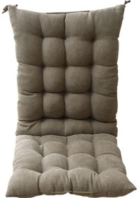 Resim Suntek Yemek Sandalyesi Minderi Polyester Sallanan Sandalye Haki 