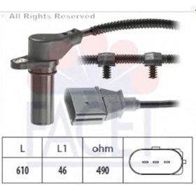 Resim Vw Krank Devir Sensörü 045907319A 045957147C Facet 9.0259 