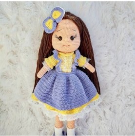 Resim Amigurumi Organik Oyuncak Bebek 21 