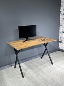 Resim Hey Modüler Mobilya Heygaming 120 CM Ceviz Siyah Profesyonel Oyuncu Masası 