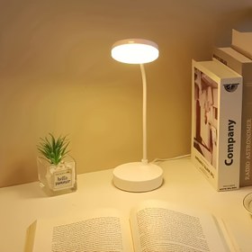 Resim USB Güç Kaynağı ile LED Göz Koruyucu Masa Lambası, Soğuk ve Sıcak Beyaz Işık Arasında Ayarlanabilir 3 Modlu 