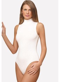 Resim Kadın O Yaka Sıfır Kol Çıtçıtlı Body Nbb 2950 001 