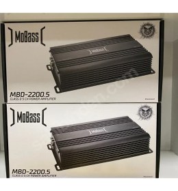 Resim MBD-2200.5 D Classs 4 Ohm 115X4 Sub 1X500 Rms Yeni Nesil 5 Kanal Oto Amfi 