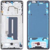Resim Cbtx Xiaomi Redmi Uyumlu K70e Ön Konut Lcd Çerçeve Çerçeve Plakası Gümüş 