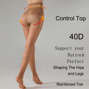 Resim Kadınlar için Şekillendirici Tayt - Karın Kontrolü, Dikişsiz Bel, Duruş Düzeltme ve Kalça Kaldırma, Kaymaz Tutuş, Günlük ve Resmi Giyim - 40D Mikrofiber, Karın Kontrolü Şekillendirici, Vücut Şekillendirici Giyim, Zarif Tasarım, Pürüzsüz Doku, Bel Eğitmeni, Vücut Kontürleme, Kadınlar için Pantolon, Kadınlar için Tayt, Bel Eğitmeni Olmayan Tayt 