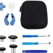 Resim Jeemson Xbox One Elite 2. Nesil Kumanda İçin Metal Düğme, Kolu Ve Palet Dıy Seti - Mavi 17 Parça - Dayanıklı Malzeme 