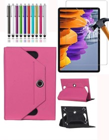 Resim corcishop Xiaomi Redmi Pad SE 8.7 İnç Uyumlu Universal Dönerli Standlı Kılıf + Ekran Koruyucu + Kalem 