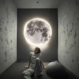 Resim LED gezegen ay projeksiyon lambası, 1 adet/3 adet sarı, beyaz ve mavi ay lamba. Kırmızı ay projeksiyon lambası, Halloween kanlı ay, USB bağlantı portlu taşınabilir projeksiyon lambası yatak odası tavan fotoğraf arka planı, sevimli atmosfer yaratıcı, 360° dönebilir USB lamba aydınlatma tavan dekorasyonu evlilik teklifi düğün süsleme lambası, bilgisayar aksesuarları periferi 