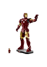 Resim LEGO® ǀ Marvel Iron Man Mark 3 Koleksiyoncu Versiyonu 76344 - Yetişkinler için Minifigür İçeren Model Yapım Seti (1297 Parça) 