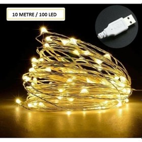 Resim Peri Led Işık 10 Metre Usb'li Mor - Gün Işığı 