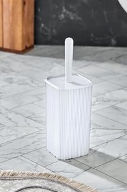Resim WC Fırçası & Tuvalet Fırçası Beyaz 2 Parça 