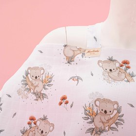 Resim Çift Katlı Muslin Emzirme Önlüğü - Koala 