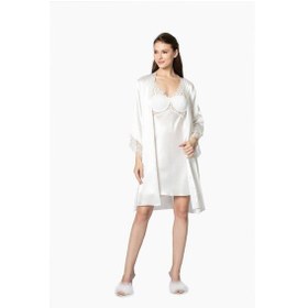 Resim Pirre Cardin 6lı Dantelli Saten Çeyiz Seti 001 