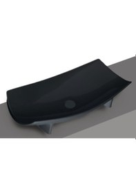 Resim Kale Zen Siyah Çanak Lavabo Smarthijyen 80 x 41CM 7112952920 