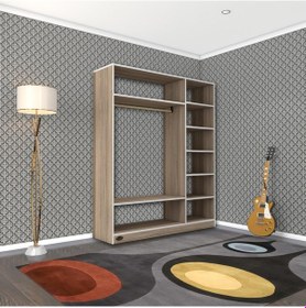 Resim Kenzlife giysi dolabı dursun 180*150*40 crd gardırop 