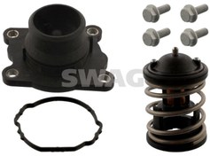Resim Bmw E87 Kasa 120d N47 Motor Termostat Ve Kapağı Set Swag Marka 11517805192 - 20944685 