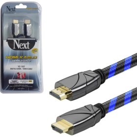 Resim Next HDMI Kablo Gold 1.4 3D 4K Örgülü 1.5mt YE-1107 