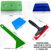 Resim Cam Filmi-Kaput Koruma ve Folyo Çekme Aparatları 5 Prç Set GRP13 