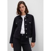 Resim Mavi Ruby Dark Smoke Iconic Kadın Denim Ceket (M1110505-89163) 