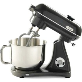 Resim Easy Chef M122 Plus Dc Motor Stand Mikser Çift Başlıklı Parlak Koyu Gri 