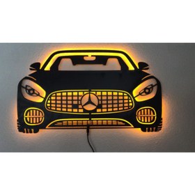Resim dekoraven Mercedes Işıklı Tablo 