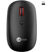 Resim Lecoo WS211 Kablosuz 1600DPI 6 Tuşlu Çift Modlu Şarj Edilebilir Optik Mouse 