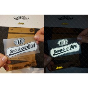 Resim Bay Etiket Hbgbdl9 Reflektif Snowboard Sticker Seti 4 Parca 