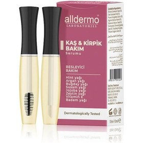 Resim Alldermo Kaş + Kirpik Besleyici Bakım Serumu 10 ML 2'li 
