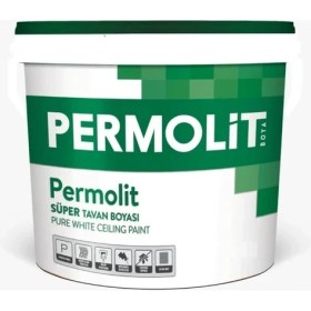 Resim Permolit Süper Tavan Boyası 3.5 kg Mat Beyaz Renk İç Mekan Kullanımı için Yüksek Kapatıcılık 