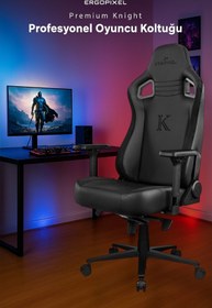 Resim Ergopixel Dynamic Premium Oyuncu Koltuğu Knight Fashcolle Markalarla Uyumlu 4d Kolçak Frog Mekanizma 