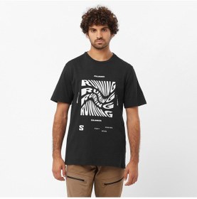 Resim Salomon Runnıng Graphıc Ss Tee M Deep Black// Koşu T-shırt Lc2218 001 