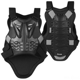Resim Vkemall Xl Büyüklük Spor Koruyucu Yeleği - Sert Pe Kabuklu, Şok Emici Eva Köpük - Bisiklet, Kaykay, Kayak İçin Göğüs Ve Omurga Koruması 