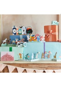 Resim Meri Meri - Circus Concertina Card - Sirk Tebrik Kartı 