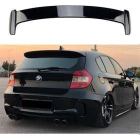 Resim Bmw E87 Plastik Parlak Siyah Boyal Spoiler-spoyler 