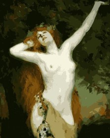 Resim Sayılarla Boyama Seti - Ferdinand Leeke - Bacchante - 60x75 