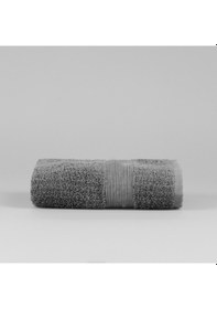Resim Bordürlü El/yüz Havlusu Gri 