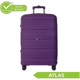 Resim Vegmann Polipropilen Pp Atlas Violet 3lü Valiz Seti Violet 