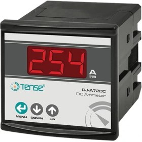 Resim Tense DJ-A72DC Dijital Dc Ampermetre 100MA - 990A Dc, 3 Hane 14 mm Display (72 x 72), xa/60 Mv Şönt 