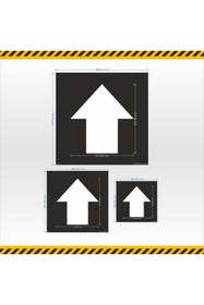 Resim isgtabelam 60x60 Cm/kompozit /Düz Ok Boyama Şablonu 