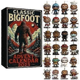 Resim Amerikan Futbolu Takımı 50. Yıl Dönümü Kör Kutu Akrilik Noel Ağacı Süsleme Kolye 26 18 3 Cm Bigfoot Advent Takvimi 