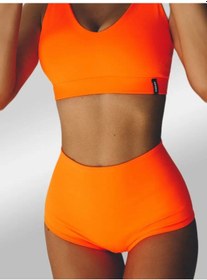 Resim Dikij Sop Twerk Şortlu Spor Yüzme 156602665 Turuncu Neon 