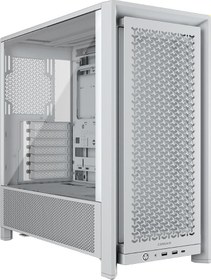 Resim CORSAIR Frame 4000D Modüler Orta Kule ATX PC Kasası - Yüksek Hava Akışı, InfiniRail™ Fan Montaj Sistemi, Çift 360mm Radyatör Desteği, ASUS BTF, MSI Project Zero, Gigabyte Proje Stealth - Beyaz 