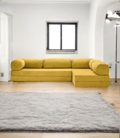 Resim MiniWood Köşe Koltuk Takımı Lego Koltuk Sünger Yataklı Kanepe Tv Koltuğu 