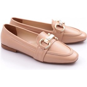 Resim Dgn 5027 Kadin Loafer Ayakkabi 5027-1423-R12632 Ten 
