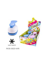 Resim Red Apple Şekilli Mega Boy Delgeç 5Cm Kar Tanesi 