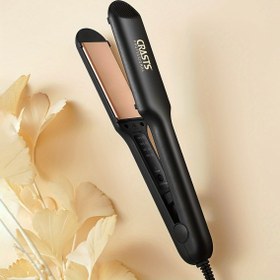 Resim CRASTS Unisex-Yetişkin Seramik Saç Düzleştirici ve Bukle Maşası, 220V Tip C Fiş, 44W Fişle Çalışan Düzleştirici, Düz ve Kıvırcık Saçlar İçin, Pil Gerektirmez 