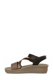 Resim Polaris 409106.Z6FX Bronz Kadın Comfort Sandalet 