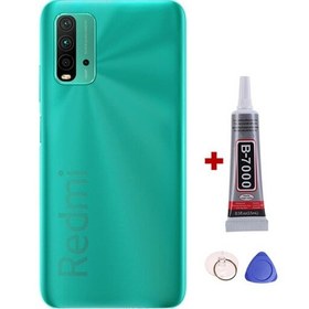Resim Xiaomi Redmi 9t Yeşil Arka Kapak Batarya Kapağı Pil Kapağı Yapışkan Ve Sökme Aparatıyla Beraber Full Set Yeşil 